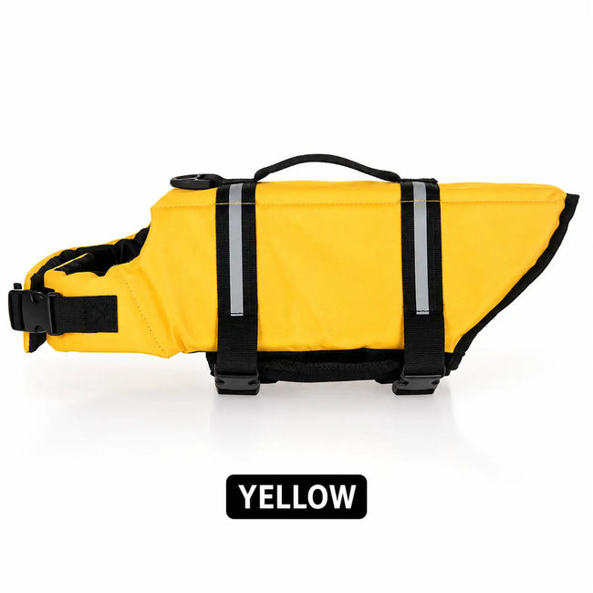 Yellow JRCOCO dog life vest